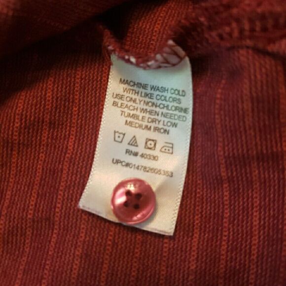 Haggar Mens Polo Shirt Front Pocket Short Sleeve Collared Golf Textured Size XL - Picture 15 of 16